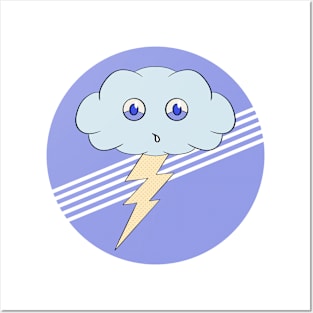 A worried cloud Posters and Art